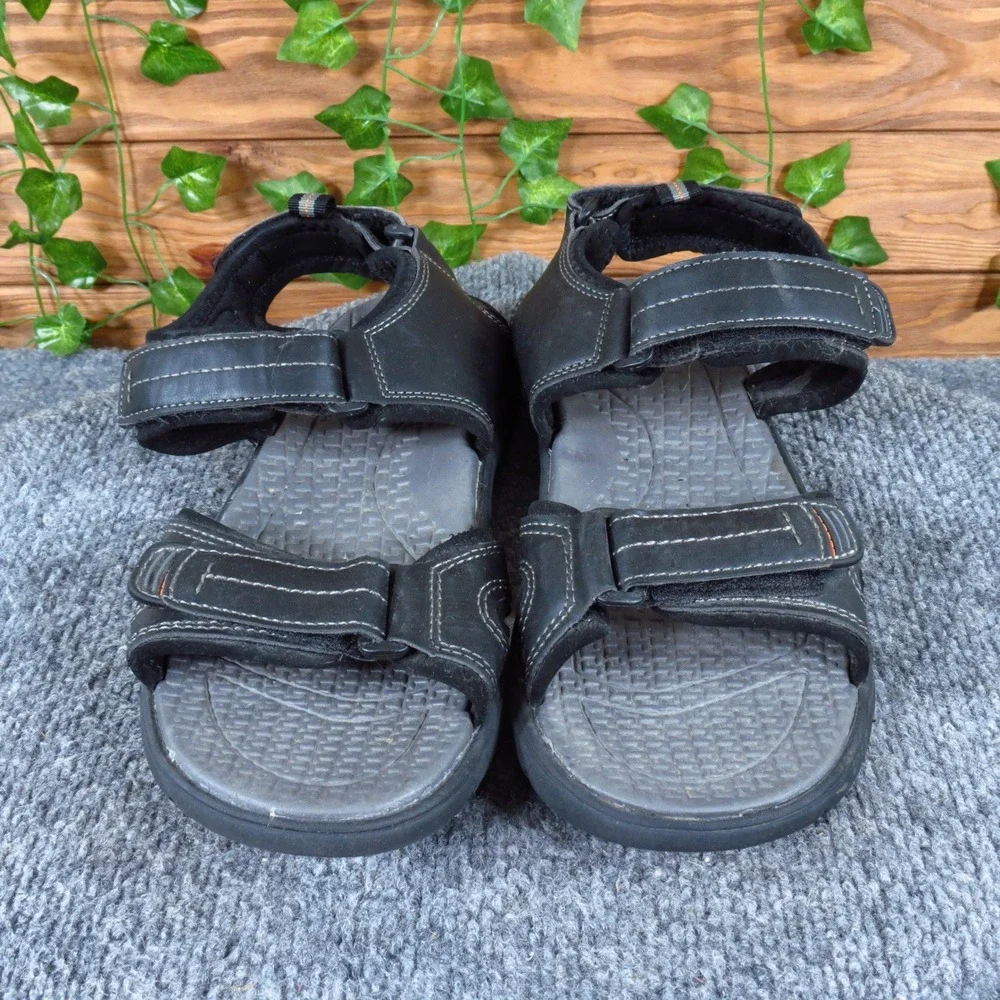 Khombu Will Men Sport‎ Sandal Size 9 Outdoor Casual Hiking Black Synthetic